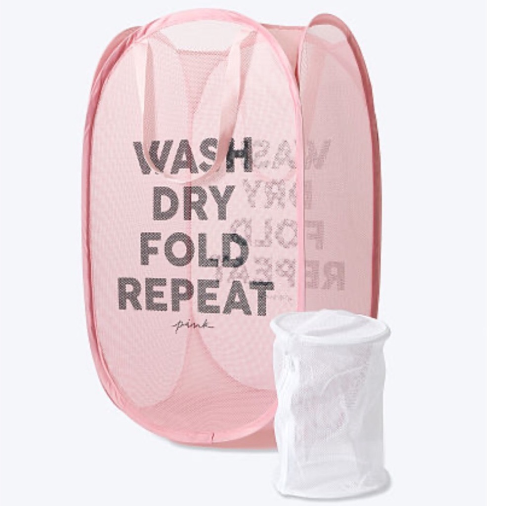 Pink Vs Laundry Set New With Tag